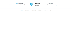 Desktop Screenshot of lisataodental.com